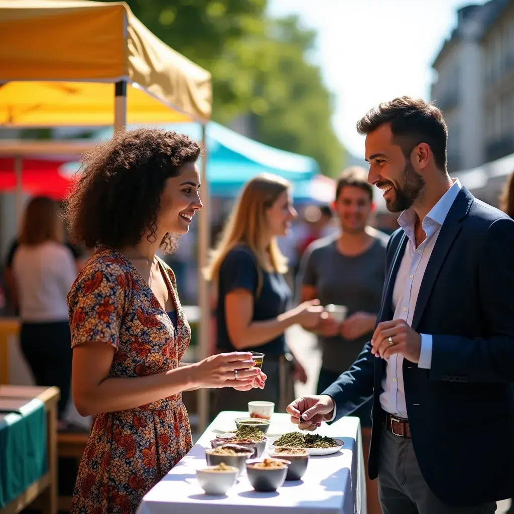 Herbes médicinales belges séchées prêtes à être infusées dans de l'eau chaude